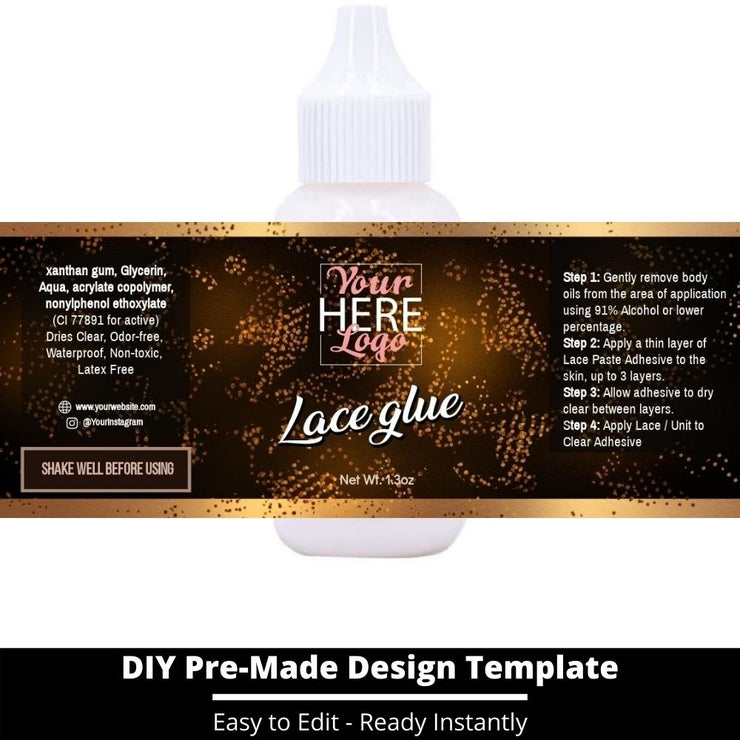 Lace Glue Template 22
