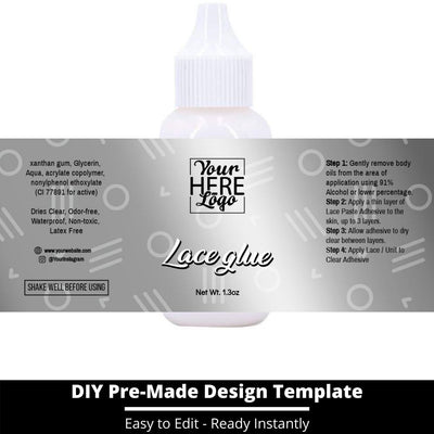 Lace Glue Template 232
