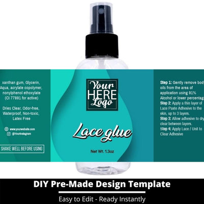 Lace Glue Template 233