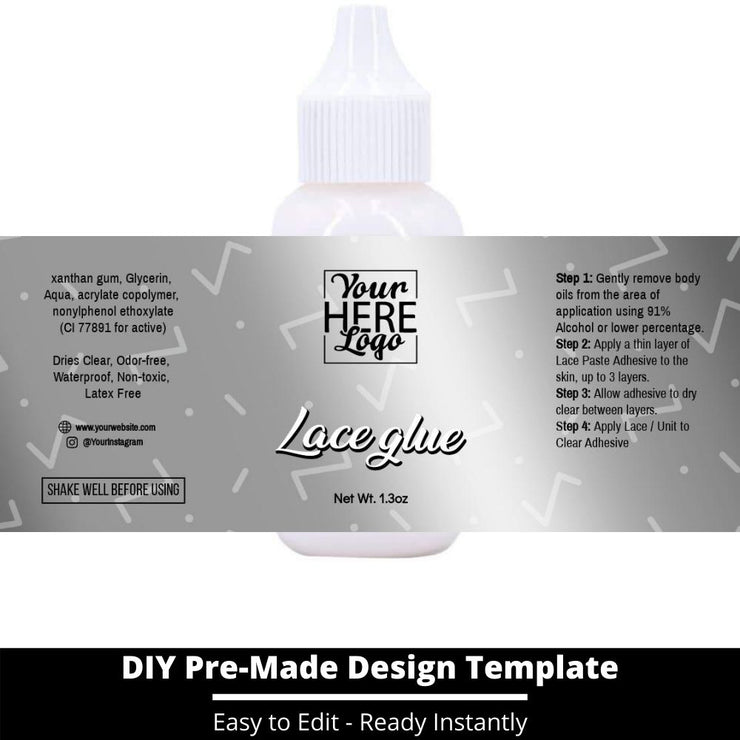 Lace Glue Template 234