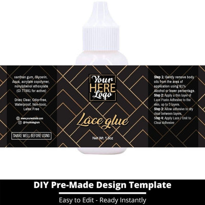 Lace Glue Template 237