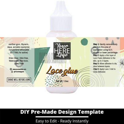 Lace Glue Template 239