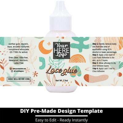 Lace Glue Template 240