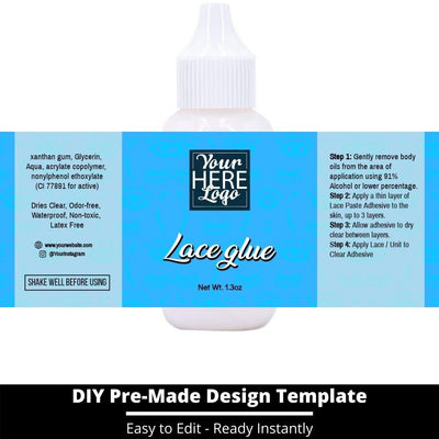Lace Glue Template 241