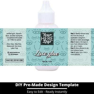 Lace Glue Template 242