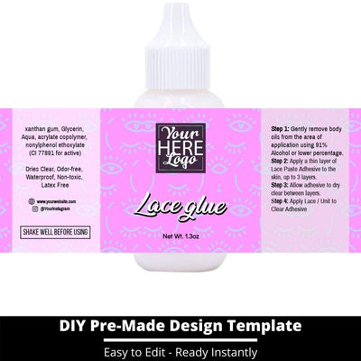Lace Glue Template 243