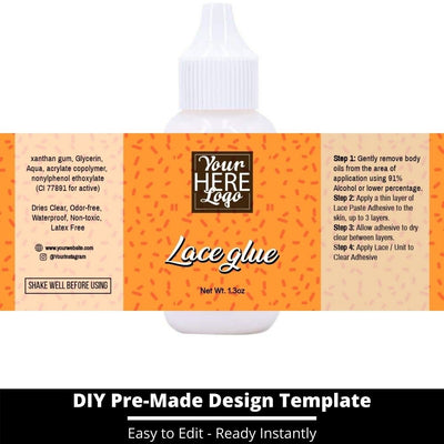 Lace Glue Template 244