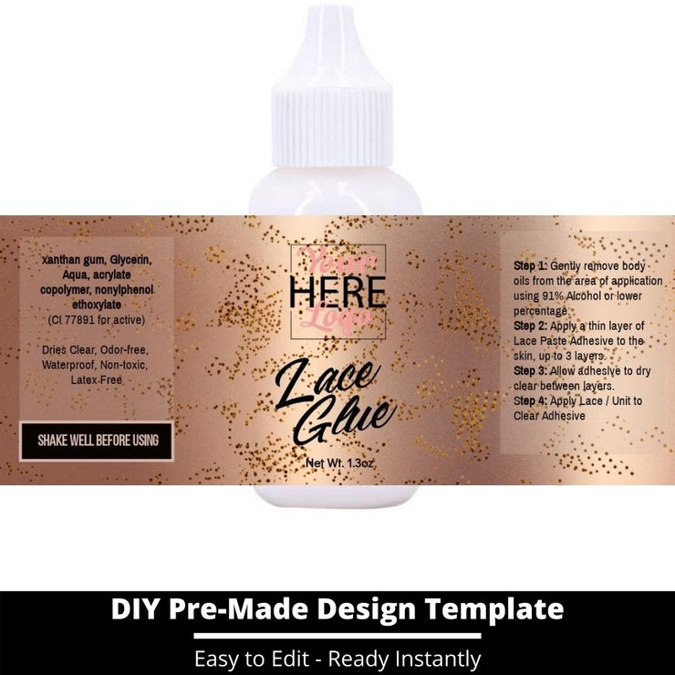 Lace Glue Template 25