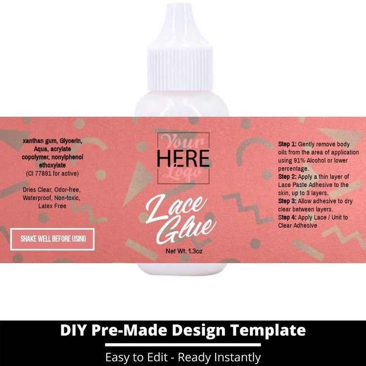 Lace Glue Template 27