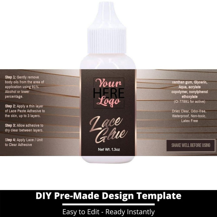 Lace Glue Template 2