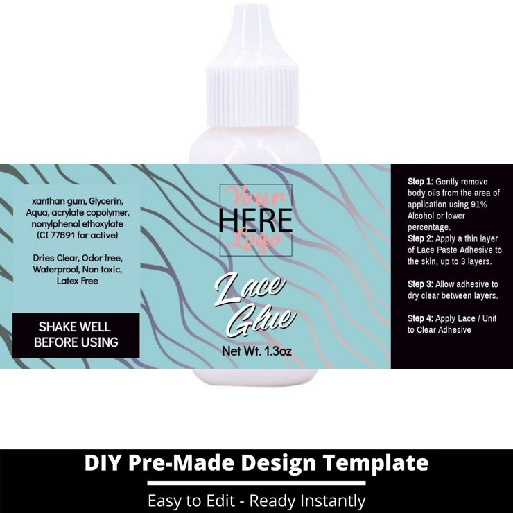 Lace Glue Template 3