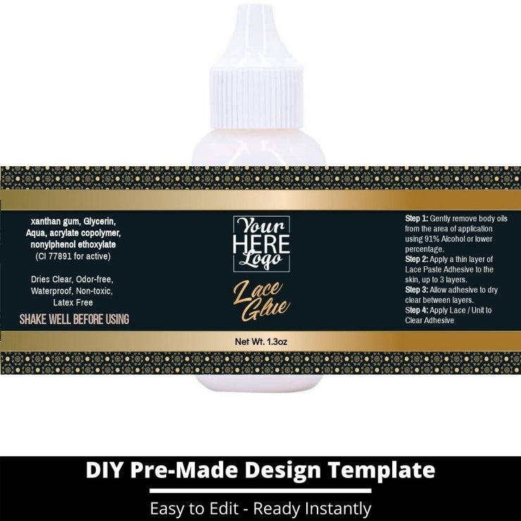 Lace Glue Template 42