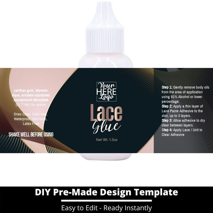 Lace Glue Template 47