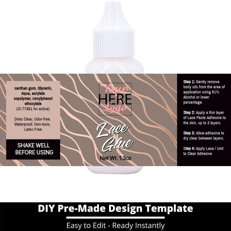 Lace Glue Template 4