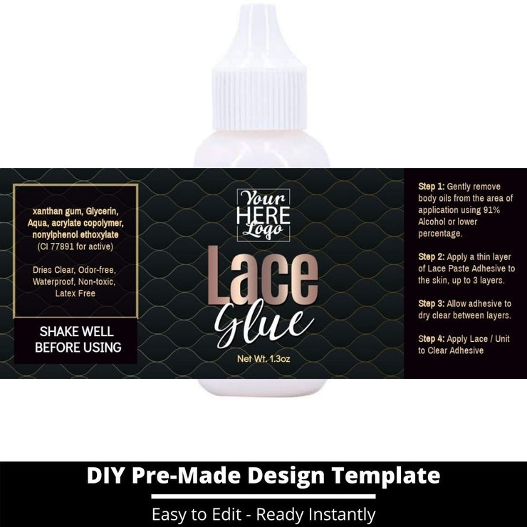 Lace Glue Template 51