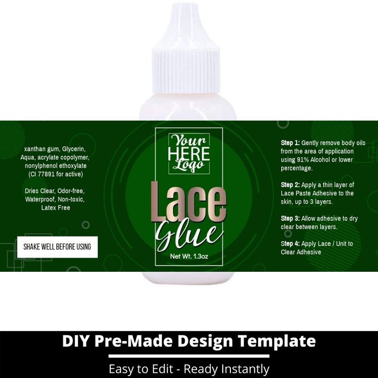 Lace Glue Template 54