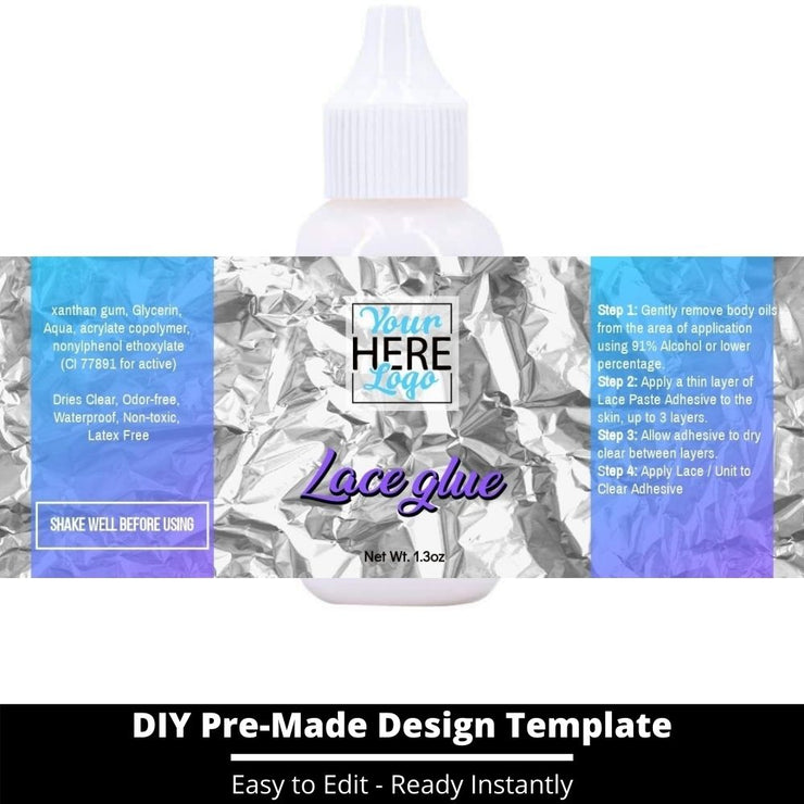 Lace Glue Template 55