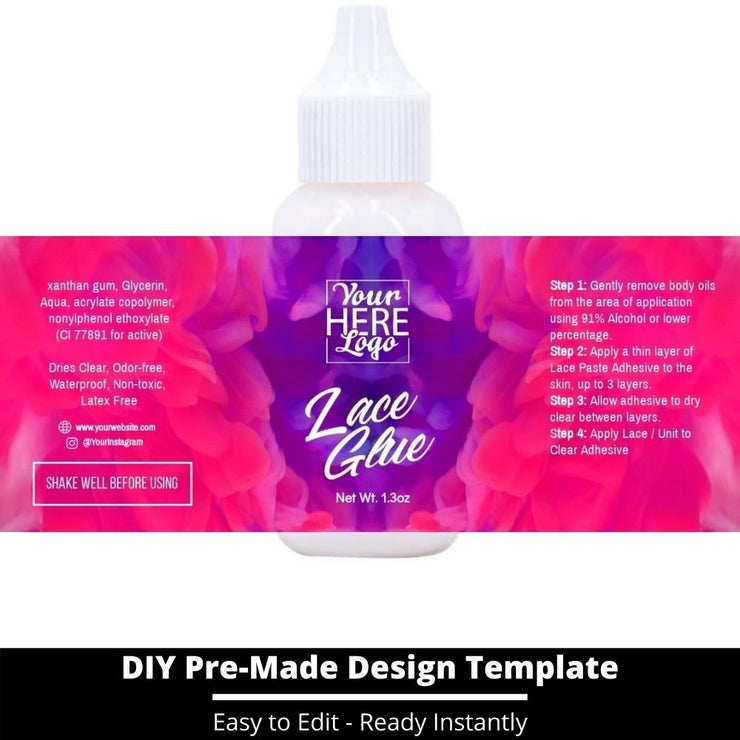 Lace Glue Template 61