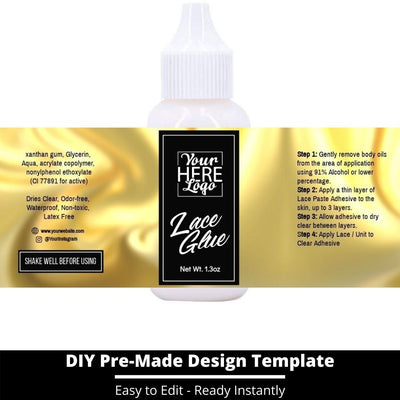 Lace Glue Template 62