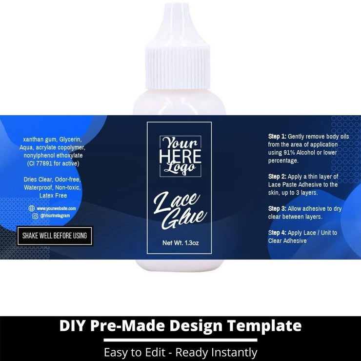 Lace Glue Template 66