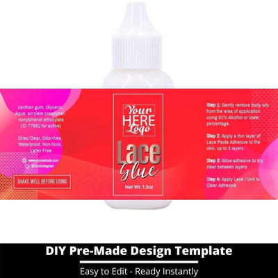 Lace Glue Template 67