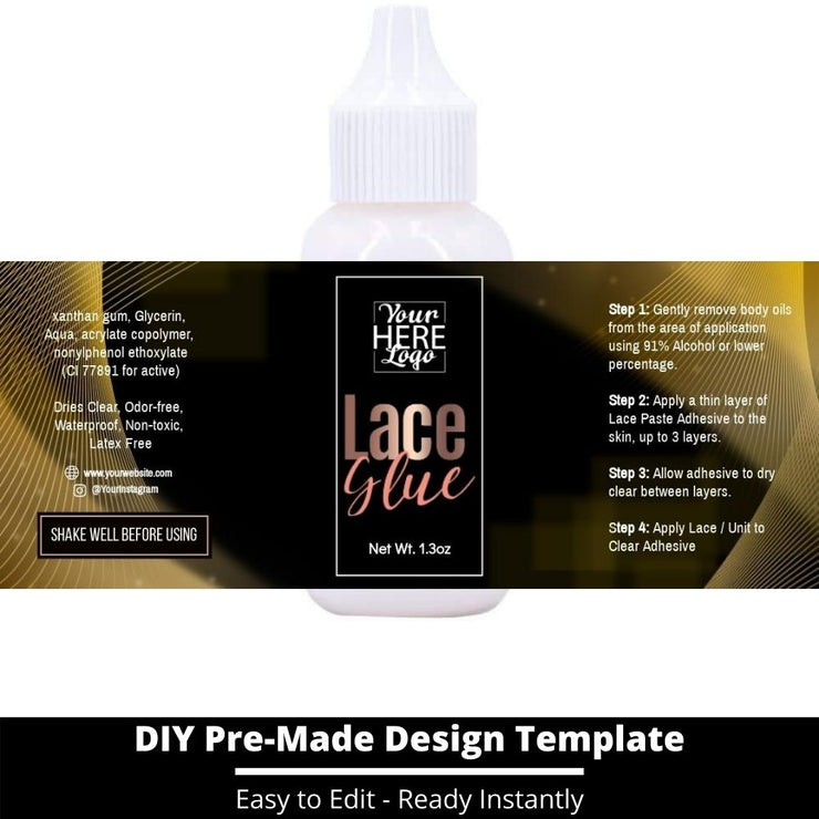Lace Glue Template 72