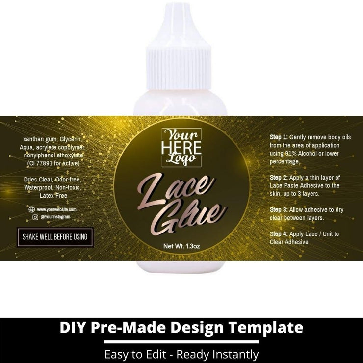 Lace Glue Template 78