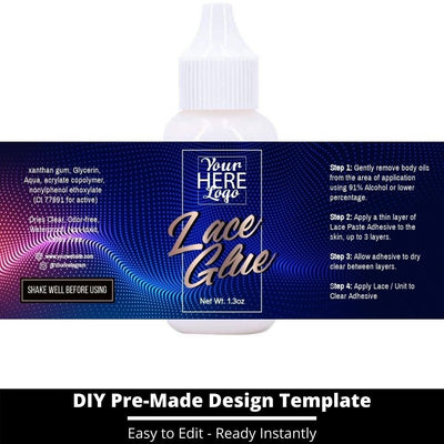 Lace Glue Template 79