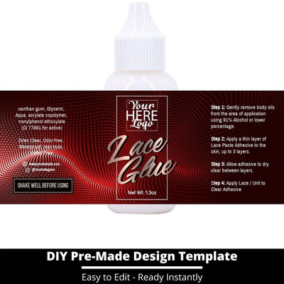 Lace Glue Template 80