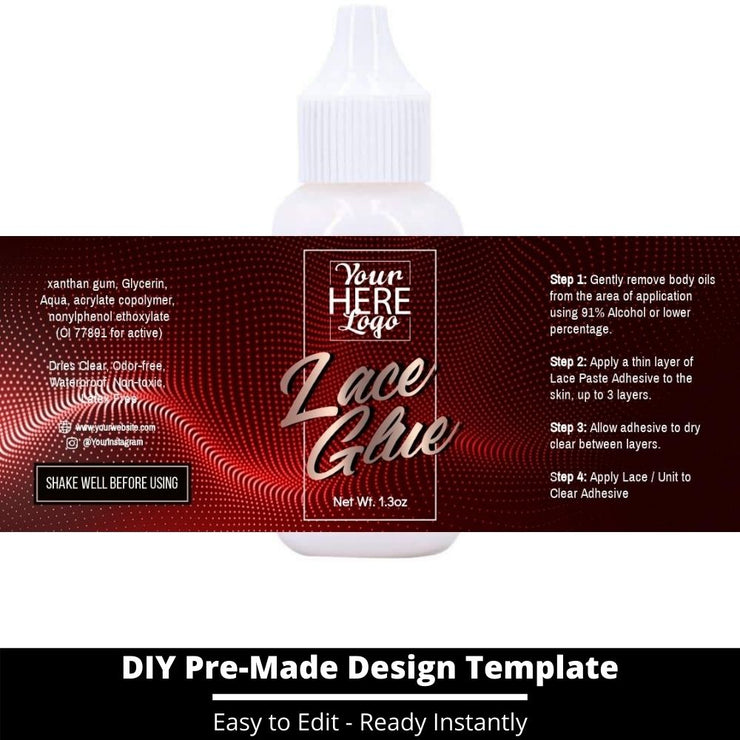 Lace Glue Template 80