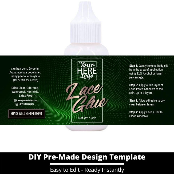 Lace Glue Template 81