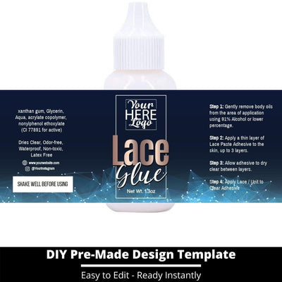 Lace Glue Template 82