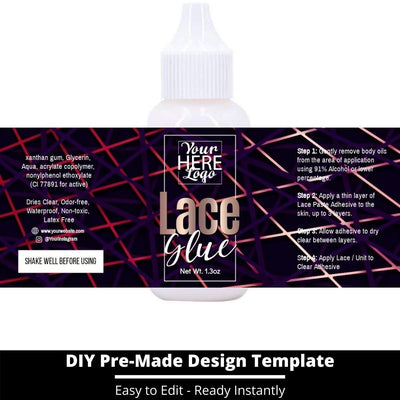 Lace Glue Template 85