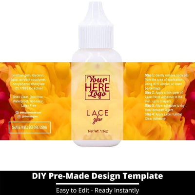 Lace Glue Template 88