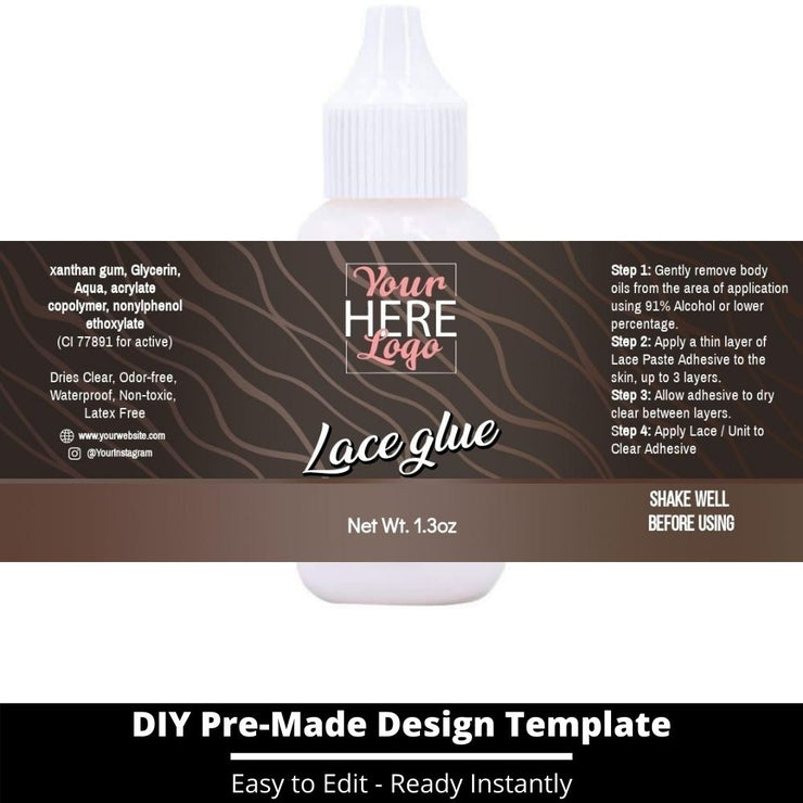 Lace Glue Template 8