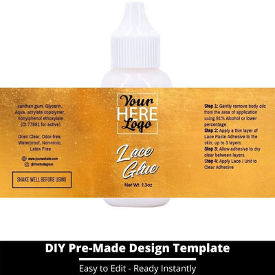 Lace Glue Template 90