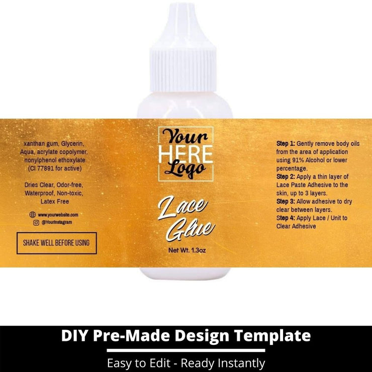 Lace Glue Template 90