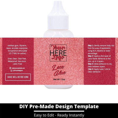 Lace Glue Template 93