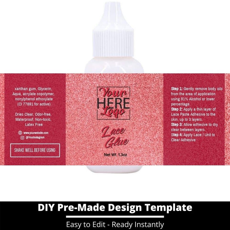 Lace Glue Template 93