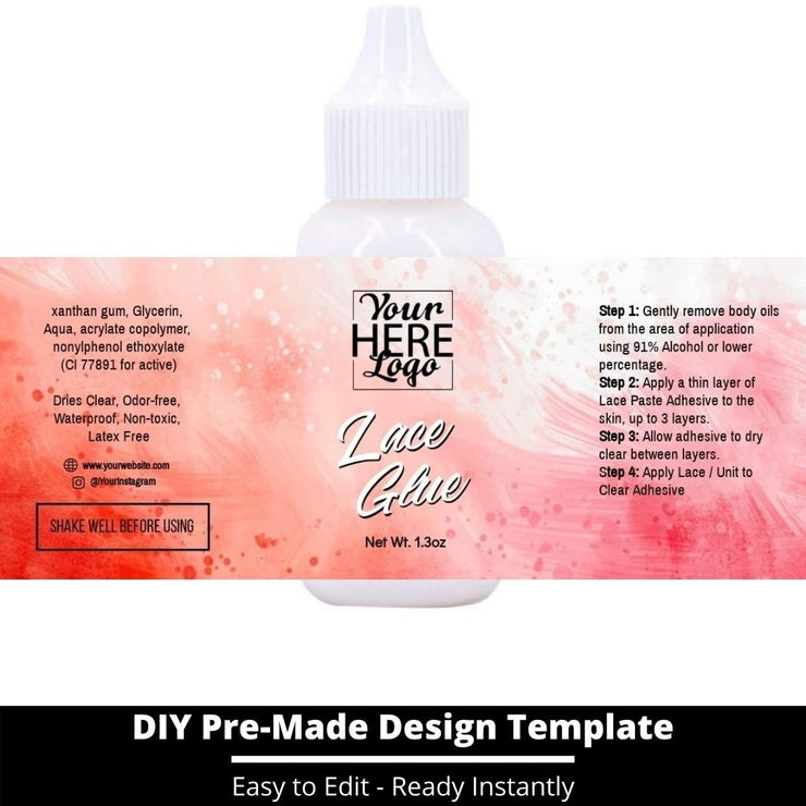Lace Glue Template 95