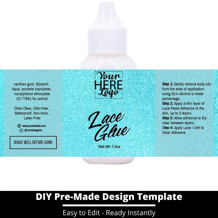 Lace Glue Template 99